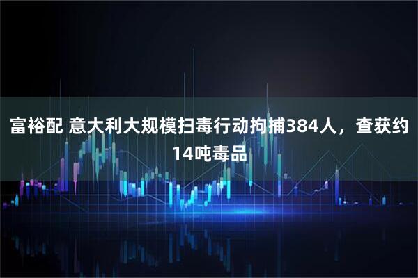 富裕配 意大利大规模扫毒行动拘捕384人，查获约14吨毒品